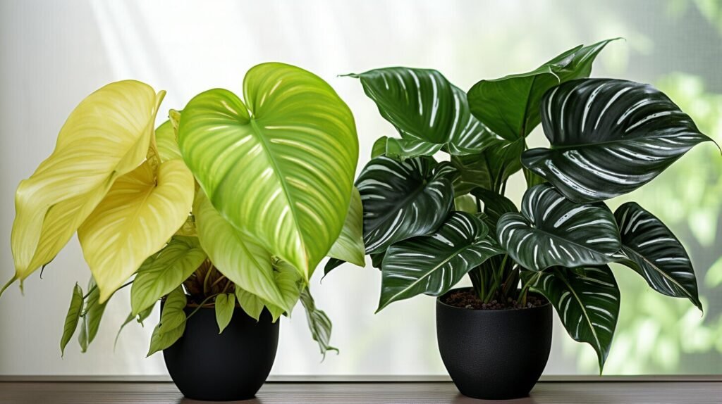 Are Alocasia and Philodendron the same?