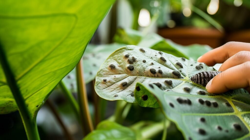 Common pests and diseases affecting alocasia plants