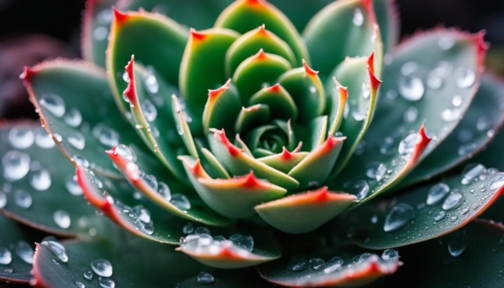 Maintaining humidity for succulent plants
