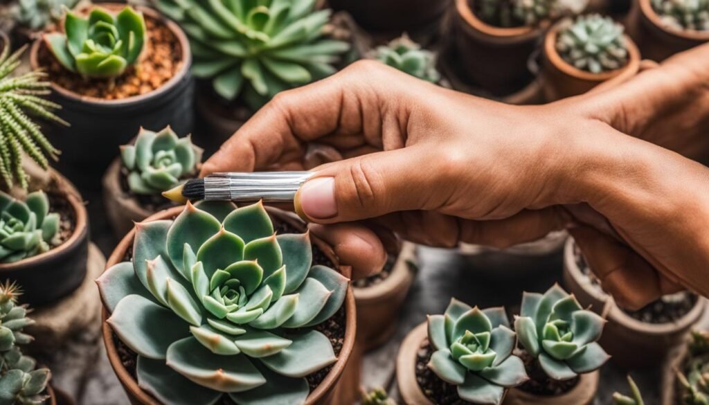 treating scratch marks on succulents