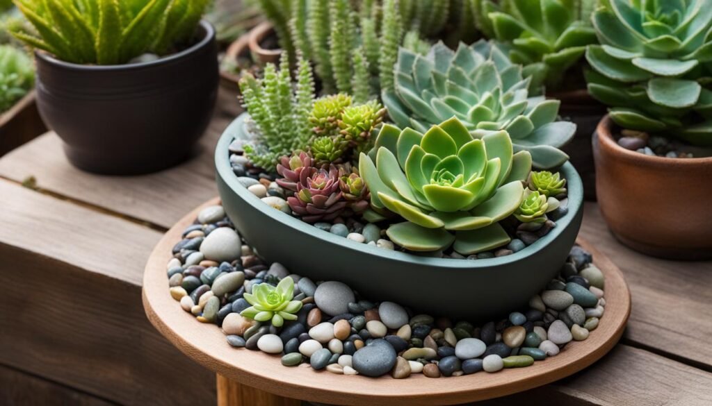 watering succulents without drainage
